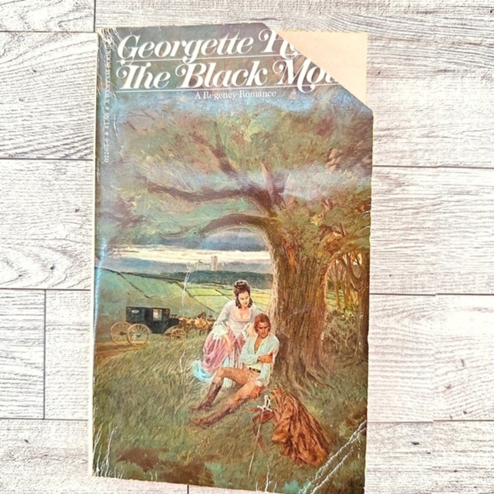 The Black Moth by Georgette Heyer 1976 Vtg Paperback Novel PB Historical Romance